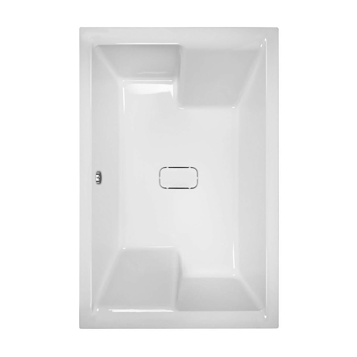 Amare 1800mm x 1200mm Inset Super Deep Double Ended Whirlpool 18 Jet Bath